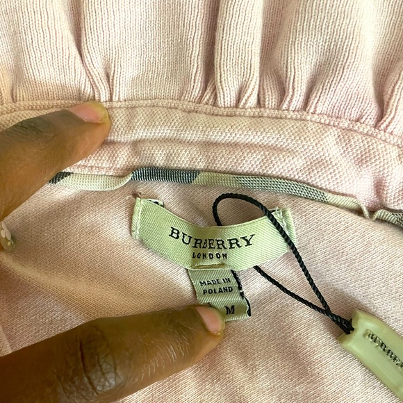 COPY - Burberry London mock neck polo short sleeve - Picture 3 of 11